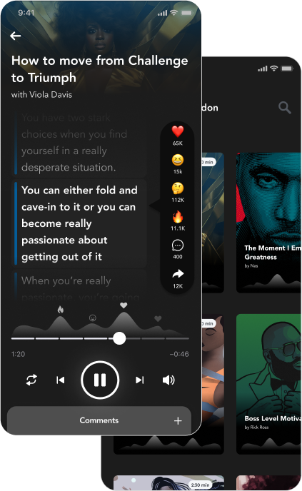 Views of the app